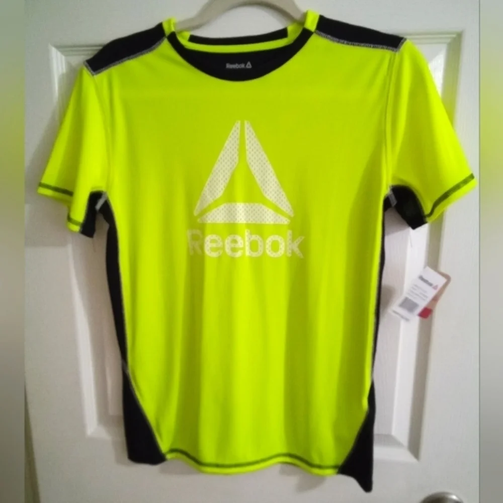 Reebok Boys Neon Yellow Shirt